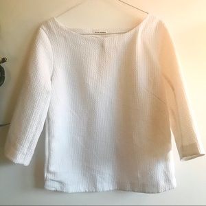 Club Monaco White Blouse - M